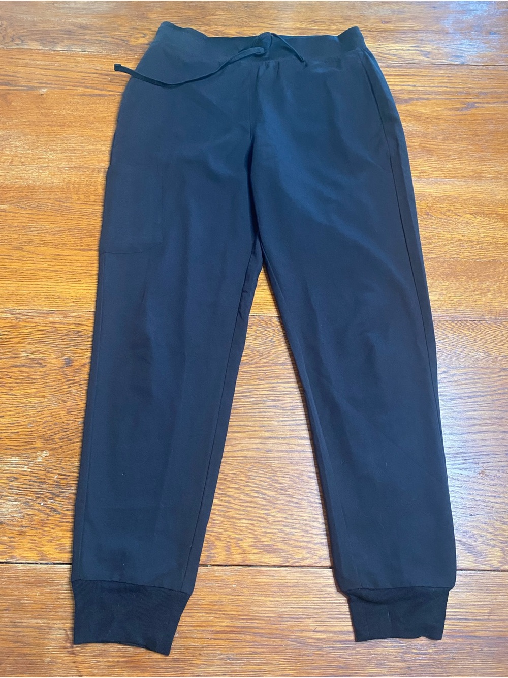 Everyday Black Drawstring Jogger Scrub Pants for Women Hospital Dental Workwear